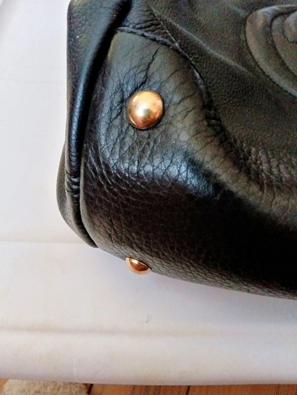Gucci Soho Interlocking G Leather Tote Black - Picture 8 of 13